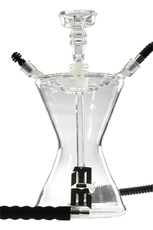 M&M Tech Hour Glass Hookah Black