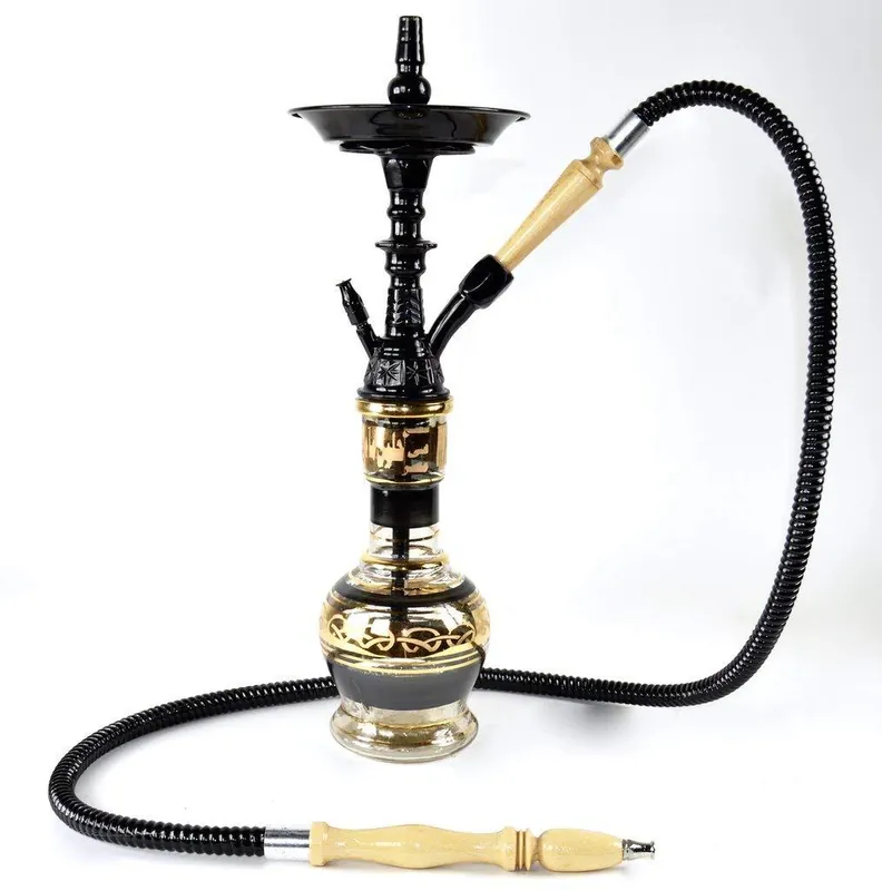 Khalil Mamoon Mini Beast Hookah Black 22"