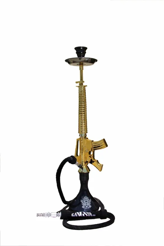Gangsta Hookah Terminator Gold 33" - Inhale