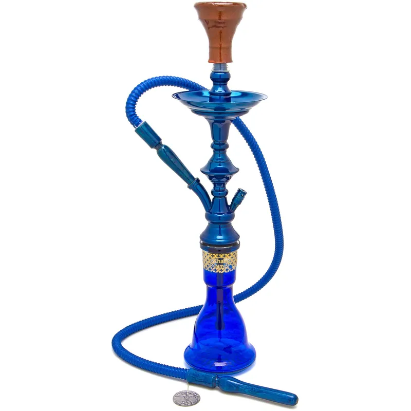 Khalil Mamoon Mini Hookah Blue 22"