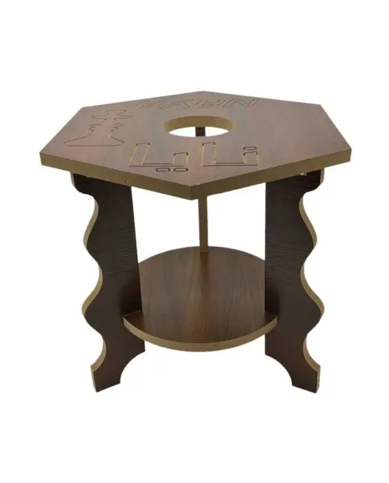 Wood Hookah Stand - Thehookah.com