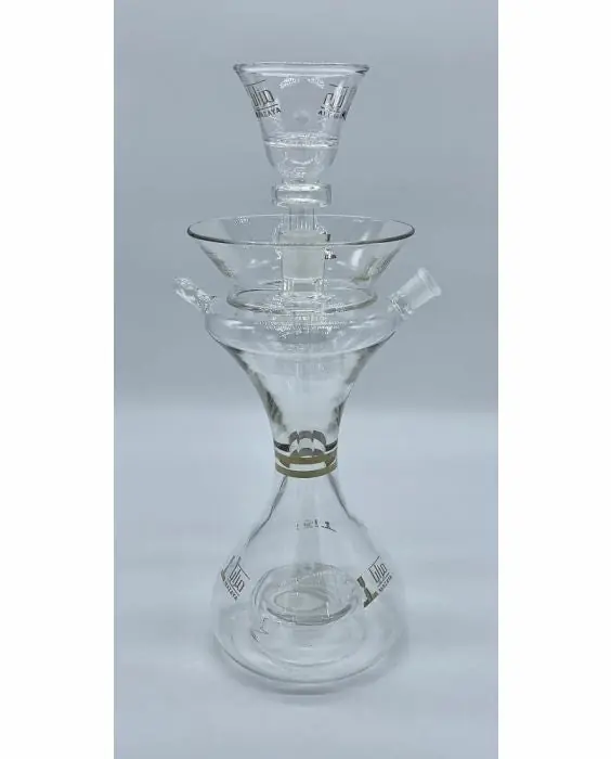 Mazaya All Glass Hookah with Case