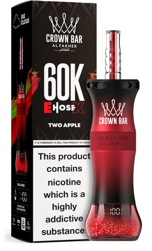 Al Fakher Crown Bar 60K E-Hose