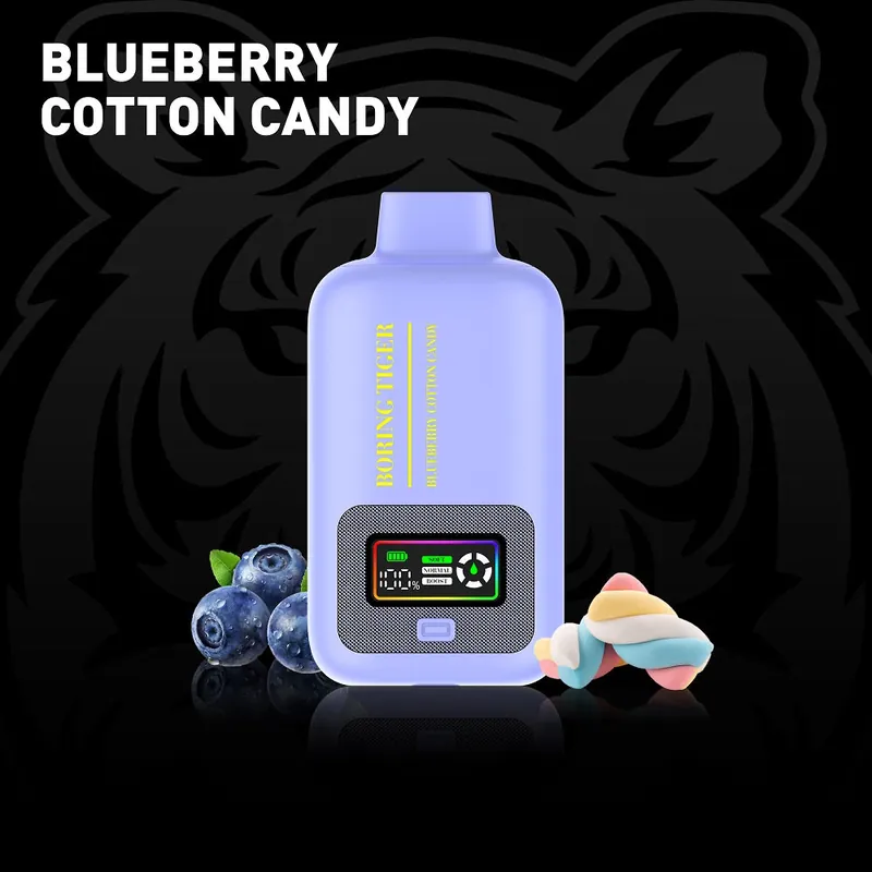 Blueberry Cotton Candy LuffBar Boring Tiger 25k