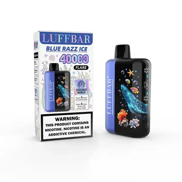 Blue Razz Ice Luff Bar Flare 40k - LUFFBAR