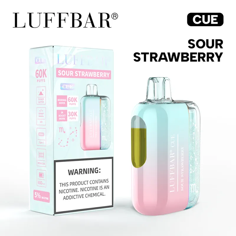 Sour Strawberry Luff Bar Cue 60k - LUFFBAR