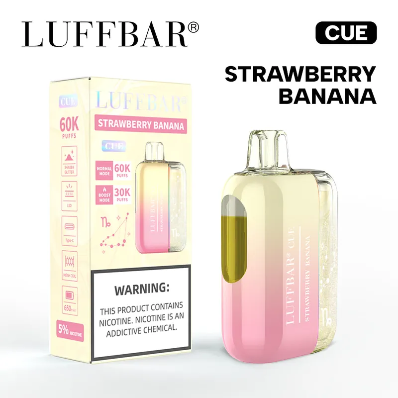 Strawberry Banana Luff Bar Cue 60k - LUFFBAR