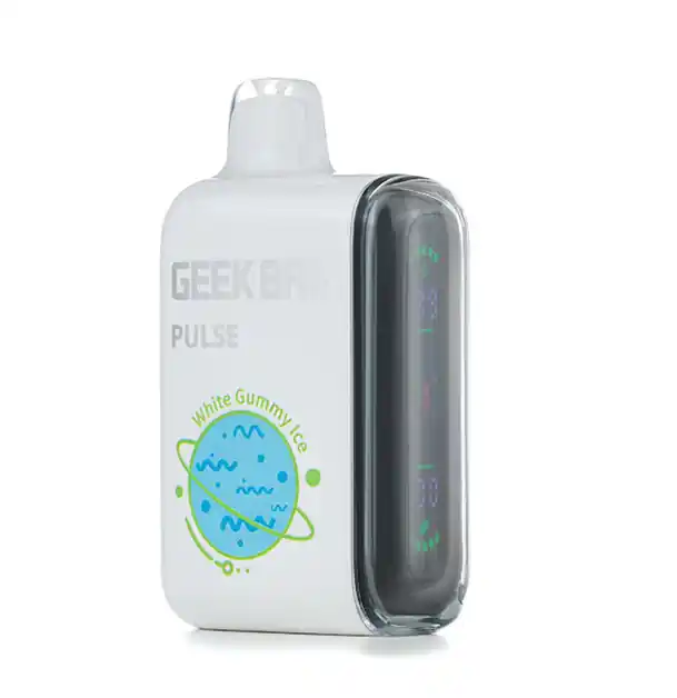 WHITE GUMMY ICE GEEK BAR PULSE