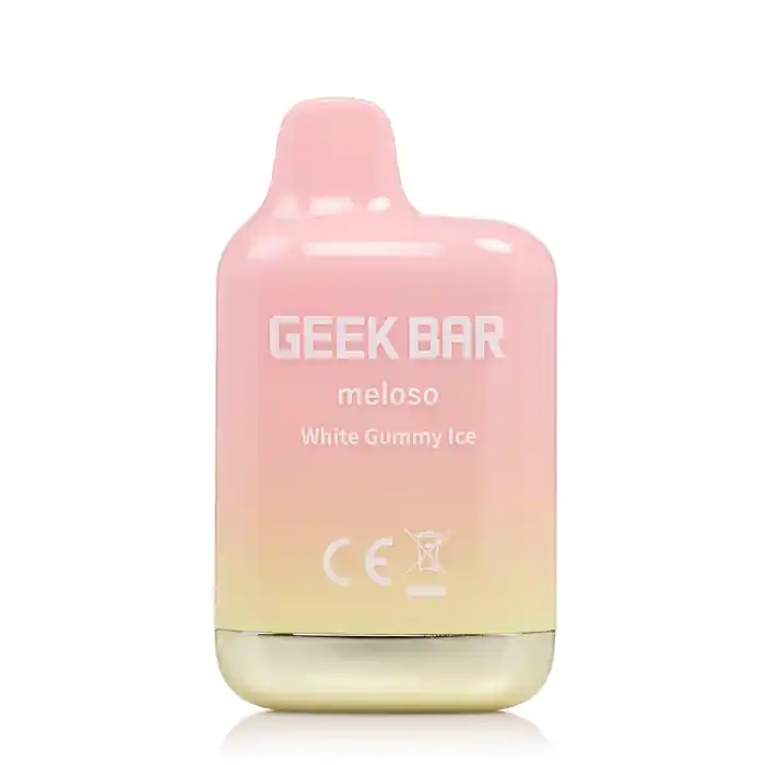 WHITE GUMMY ICE GEEK BAR MELOSO MINI 1500