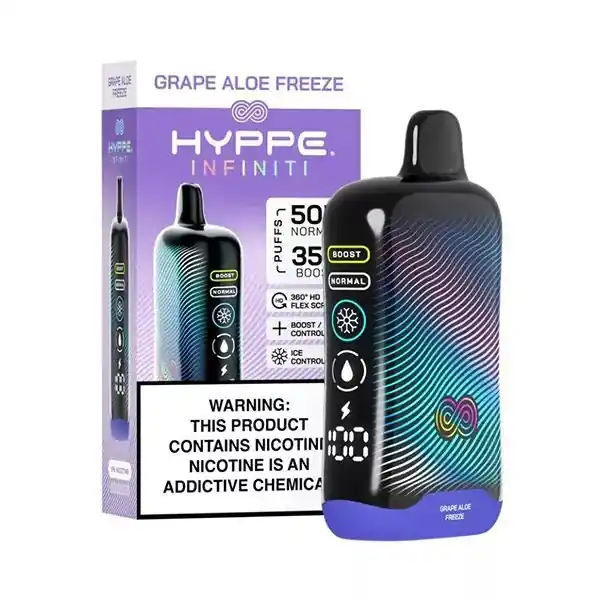 GRAPE ALOE FREEZE HYPPE INFINITI 50K