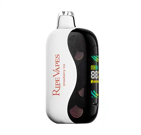 Strawberry Ice Ripe Vapes Oak 35K Disposable - HUFF VAPE