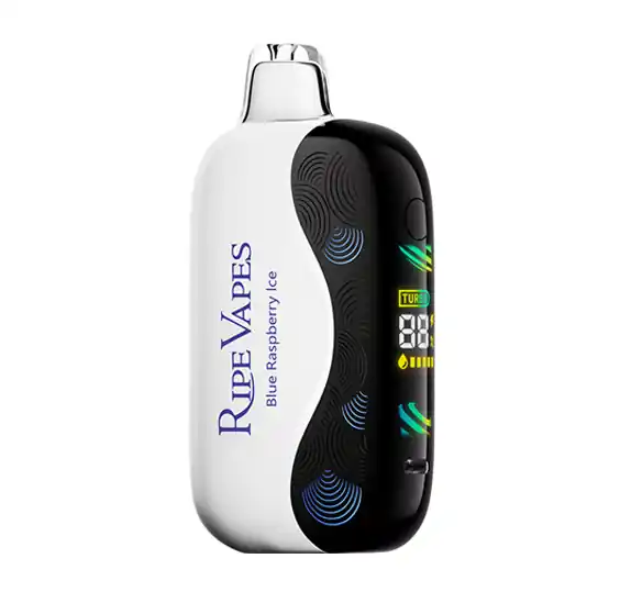 Blue Raspberry Ice Ripe Vapes Oak 35K Disposable - HUFF VAPE
