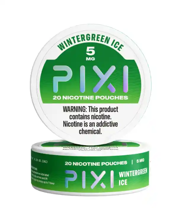 PIXI NICTIONE POUCHES WINTERGREEN ICE - HUFF VAPE