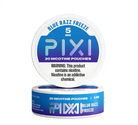PIXI NICTIONE POUCHES BLUE RAZZ FREEZE - HUFF VAPE