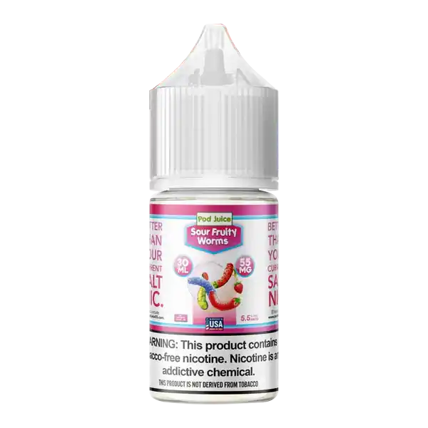 Sour Fruity Worms Pod Juice 30ml