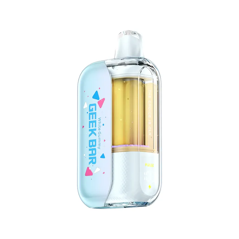 White Gummy Geek Bar CLR 50K