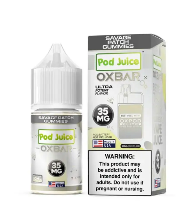 Savage Patch Gummies - Pod Juice x OXBAR Salts - 30mL