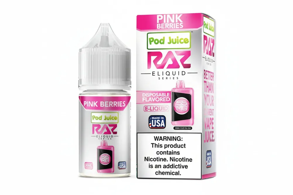 Pink Berries - Pod Juice Salts x RAZ E-Liquid - 30mL