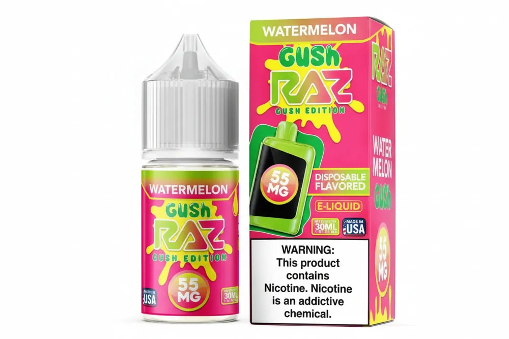 Watermelon Gush - Pod Juice Salts x RAZ E-Liquid - 30mL