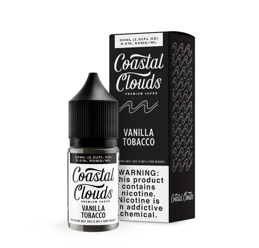Vanilla Tobacco - Coastal Clouds Salt - 30mL