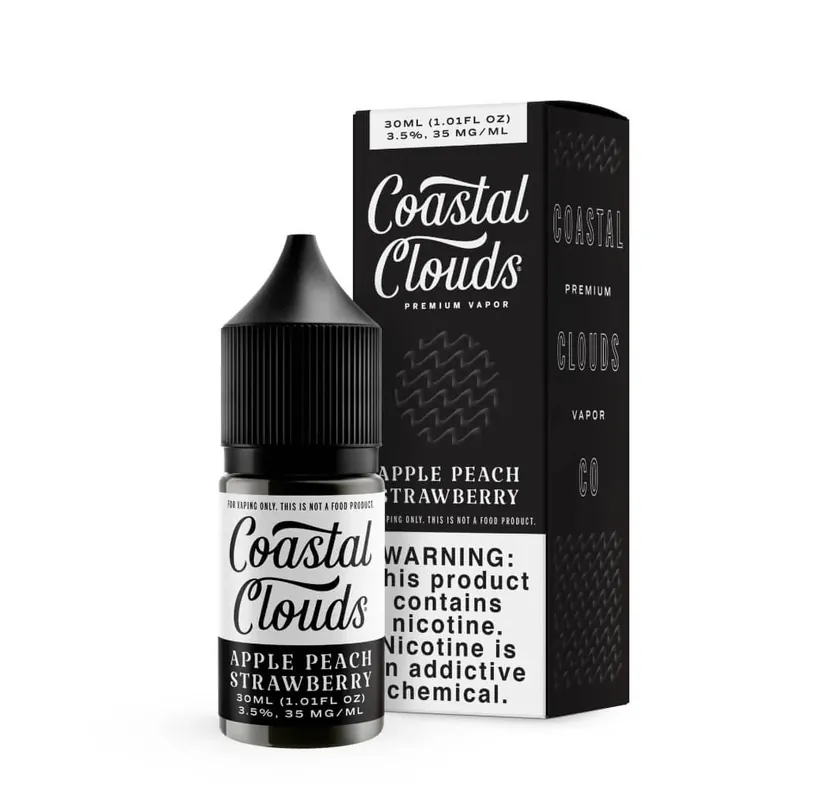 Apple Peach Strawberry - Coastal Clouds Salt - 30mL