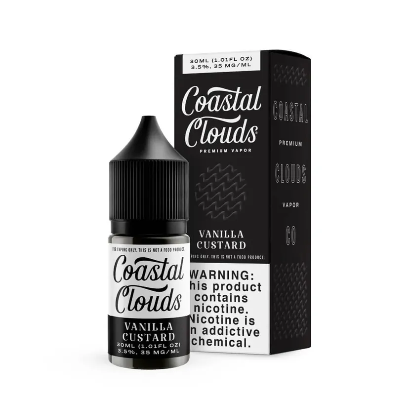 Vanilla Custard - Coastal Clouds Salt - 30mL
