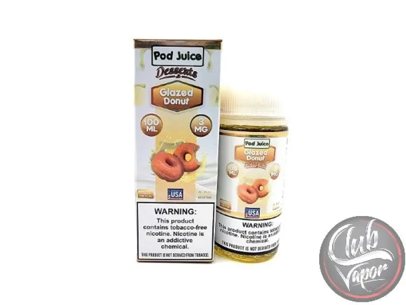 Glazed Donut 100mL E-liquid By Pod Juice