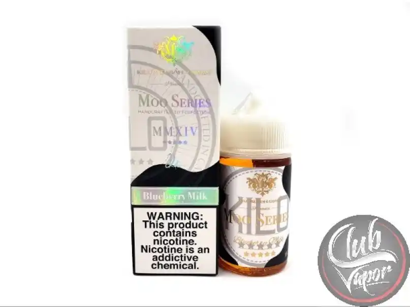 Blueberry Milk 60mL E Liquid by KILO Moo Series - Kilo E-Liquids