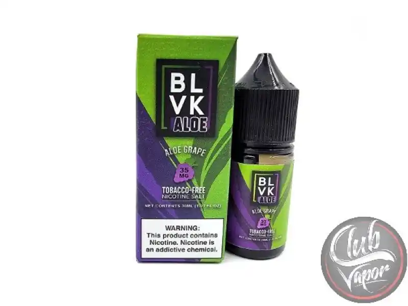 Aloe Grape Salt Nicotine E-Liquid 30mL by BLVK Unicorn