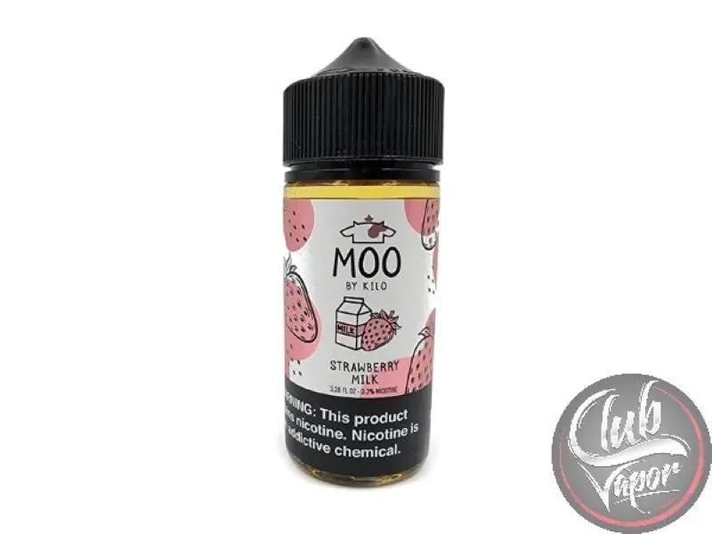 Strawberry Milk 100mL E-Liquid by Moo E-Liquids