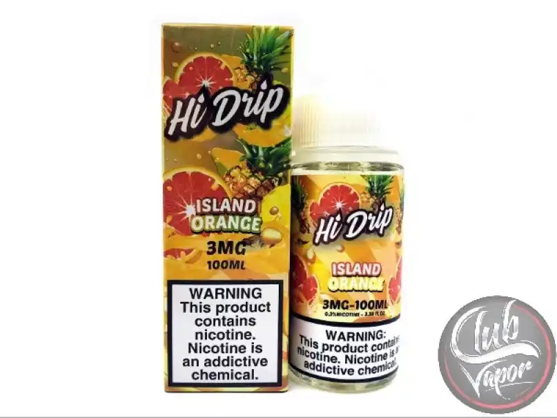 Island Orange 100mL E-Liquid by Hi-Drip E-Juice