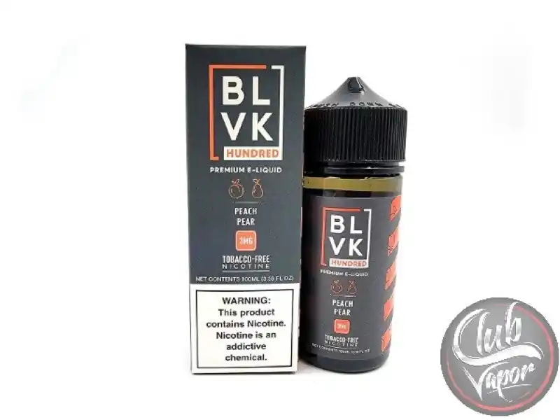 Peach Pear 100mL E Liquid by BLVK Hundred - BLVK Unicorn E Juice