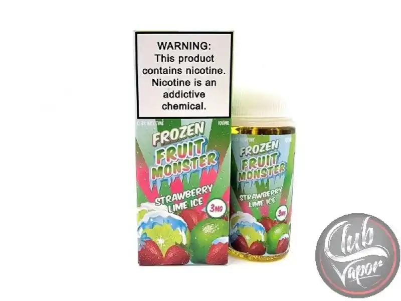 Ice Strawberry Lime E-Liquid by Fruit Monster 100mL