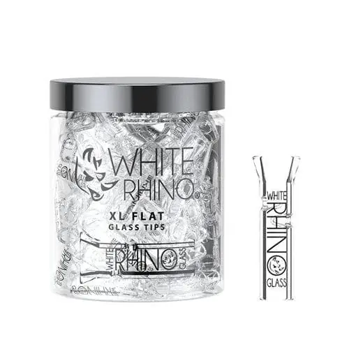 White Rhino XL Round Glass Tip