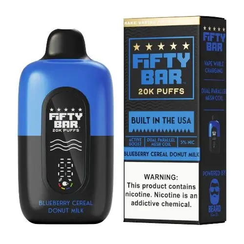 Fifty Bar by Mr. Beard 20000 5% Rechargeable Disposable