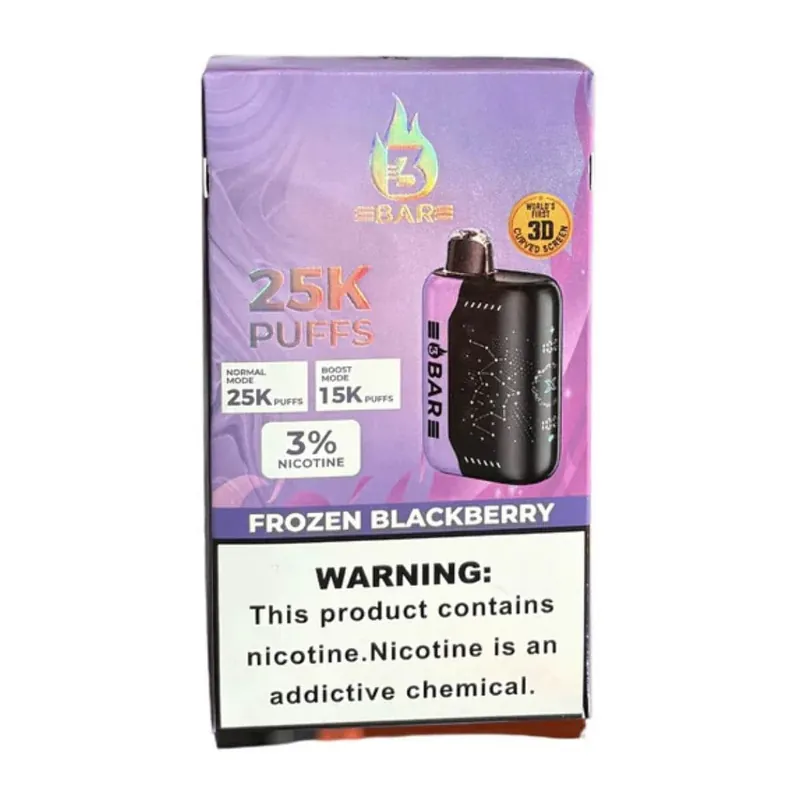 3 Bar 25k 3% Rechargeable Disposable
