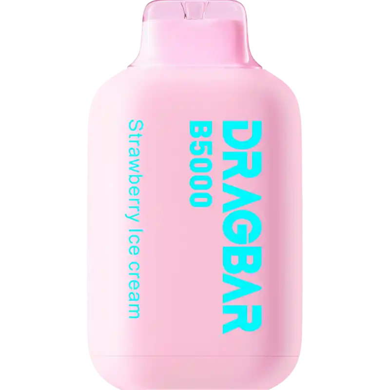 ZoVoo DragBar B5000 Rechargeable Disposable Vape 5000 Puffs – Strawberry Ice Cream