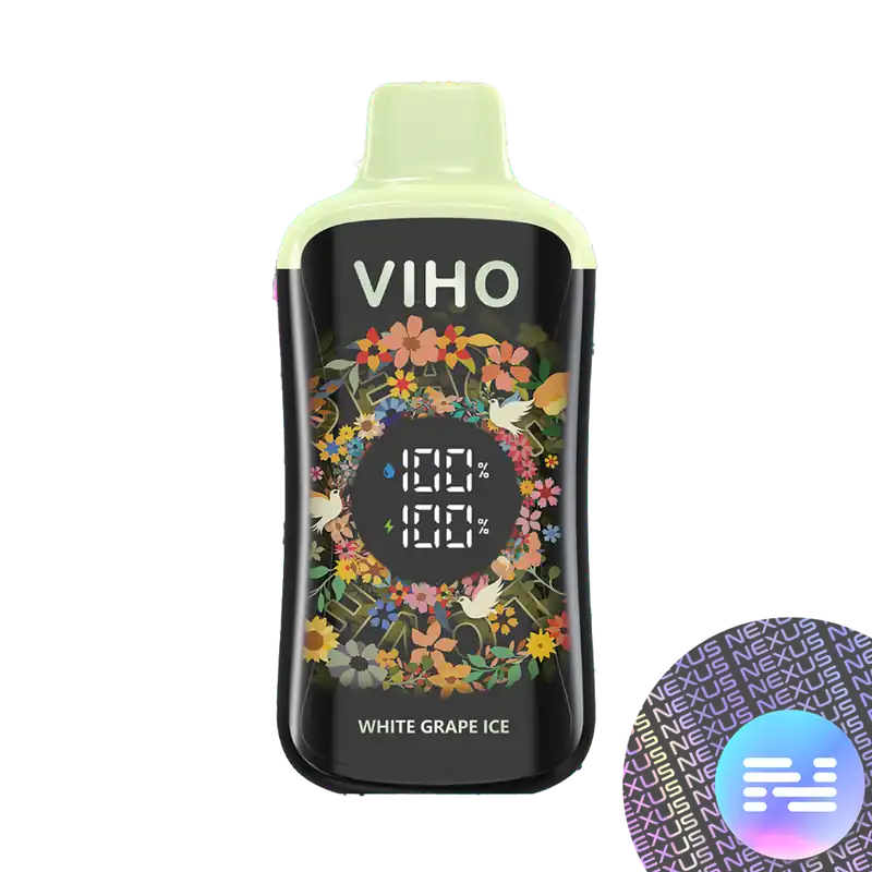 White Grape Ice VIHO Supercharge PRO 20000 Disposable Vape - VIHO TURBO - Disposable Vape