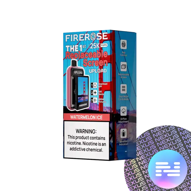 Watermelon Ice Firerose Upload 25000 Disposable Vape - Firerose Disposable Vape