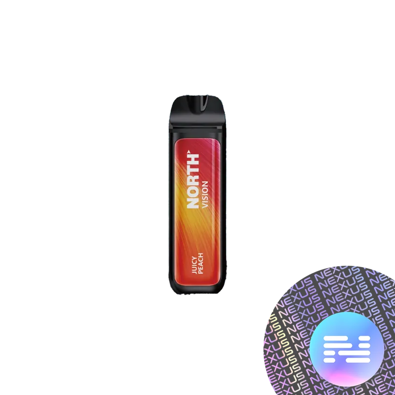 Juicy Peach North Vision 15000 Disposable Vape - North Vape - Disposable Nicotine Vape