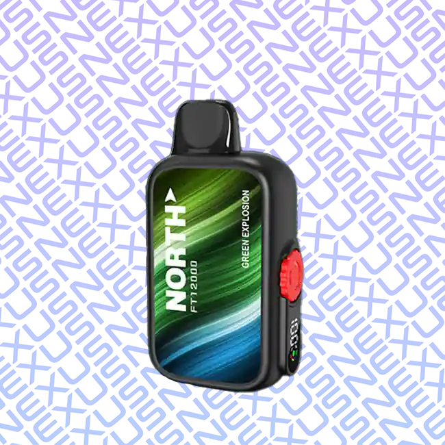 Green Explosion North FT12000 Disposable Vape - North Vape - Disposable Nicotine Vape