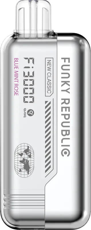 Funky Lands (Republic) 3000 Puffs – Blue Mint Rose - Elf Bar - EBDESIGN