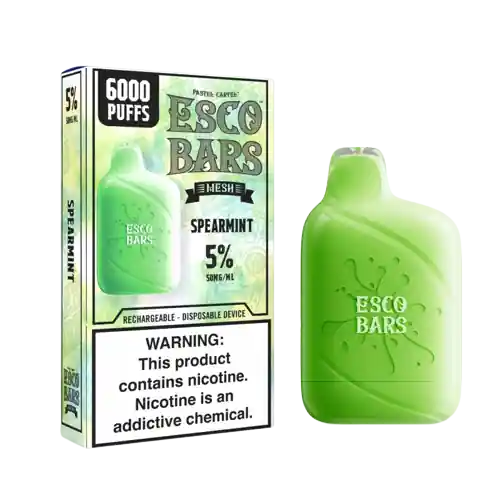 Esco Bar 6000 – Spearmint - Esco Bar Pastel Cartel