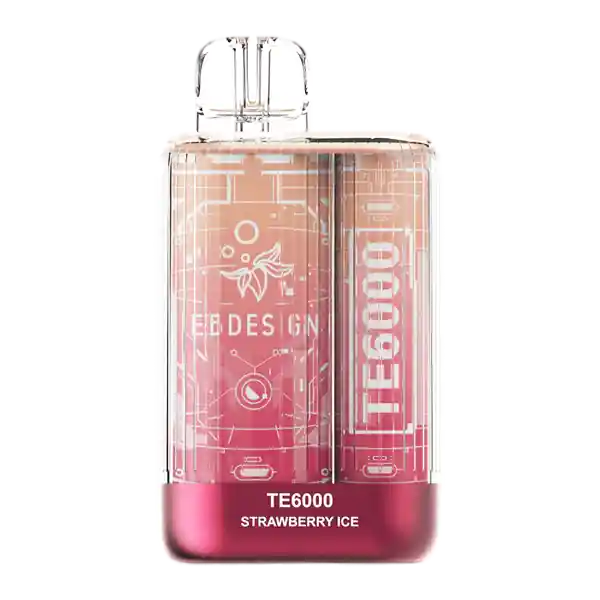 EB Design TE 6000 Vape – Strawberry Ice - Elf Bar - EBDESIGN