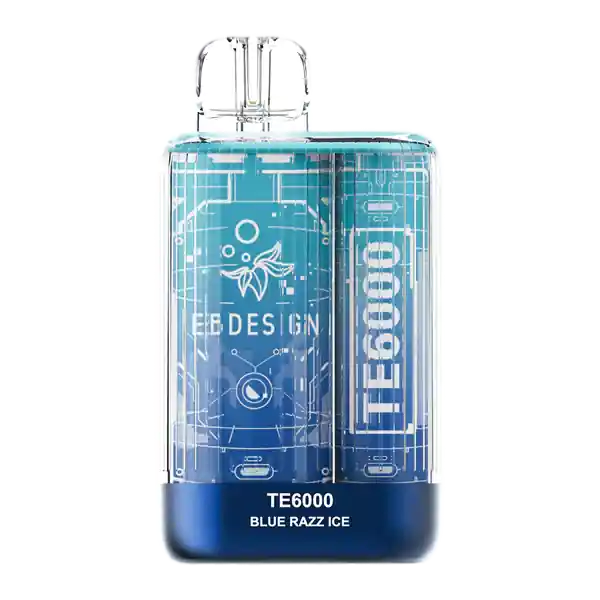 EB Design TE 6000 Vape – Blue Razz Ice - Elf Bar - EBDESIGN
