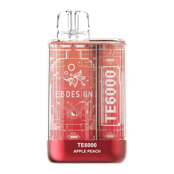 EB Design TE 6000 Vape – Apple Peach - Elf Bar - EBDESIGN