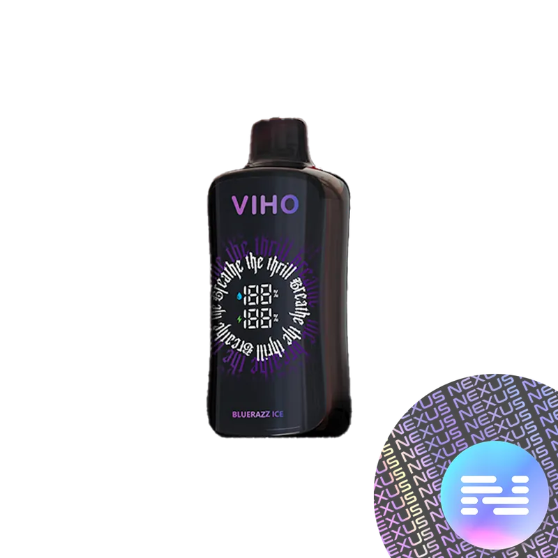 BlueRazz Ice VIHO Supercharge PRO 20000 Disposable Vape - VIHO TURBO - Disposable Vape