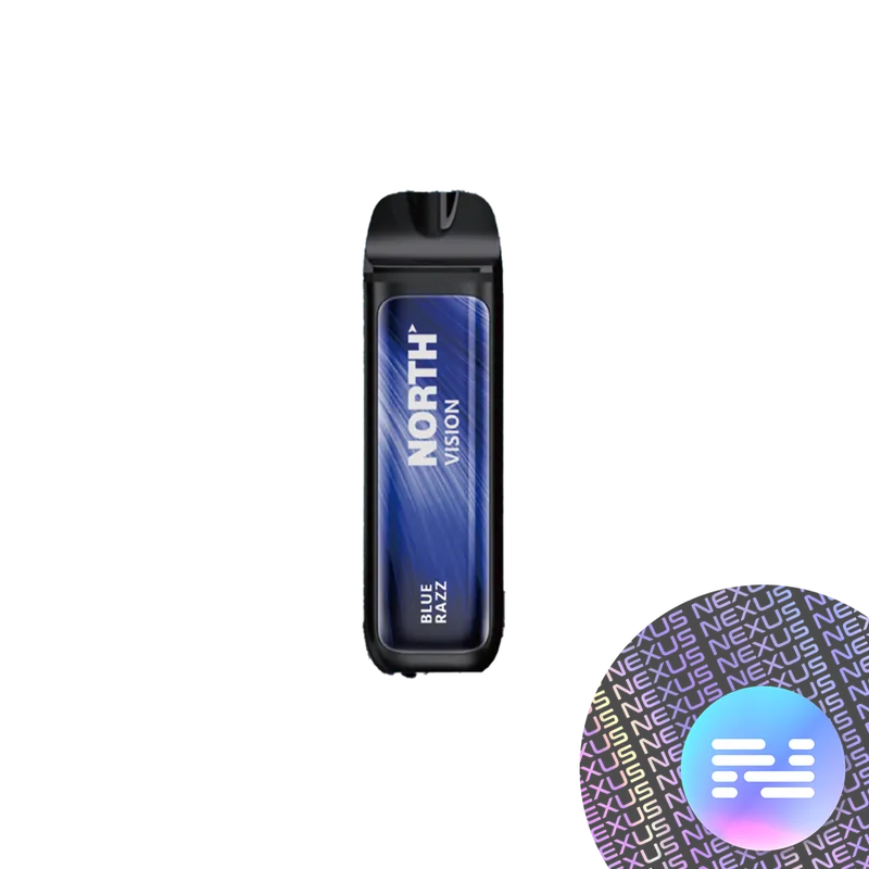 Blue Razz North Vision 15000 Disposable Vape - North Vape - Disposable Nicotine Vape