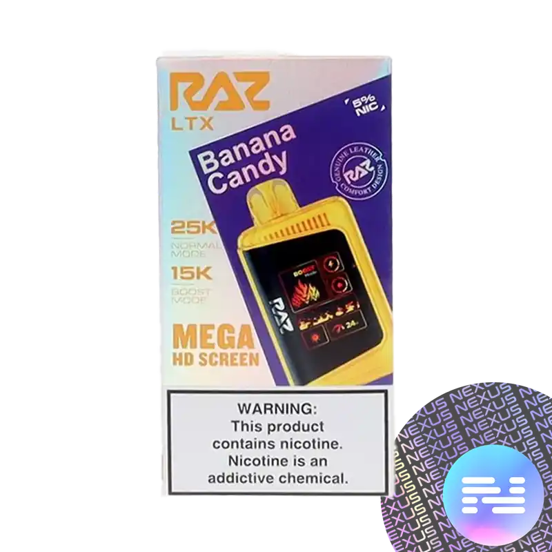 Banana Candy RAZ LTX 25000 Disposable Vape - Raz Bars