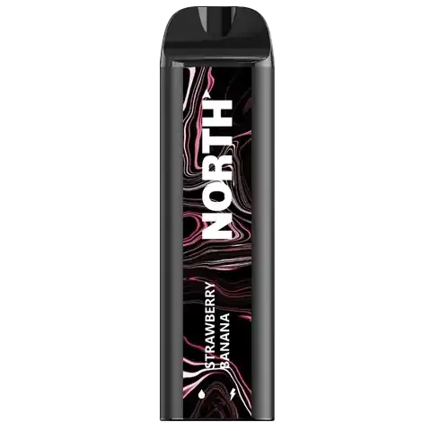 Strawberry Banana North 5000 Disposable Vape - North Vape - Disposable Nicotine Vape